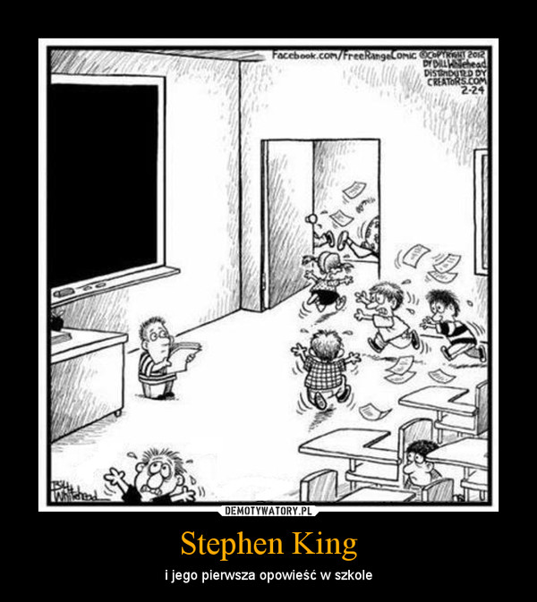 Stephen King – i jego pierwsza opowieść w szkole 