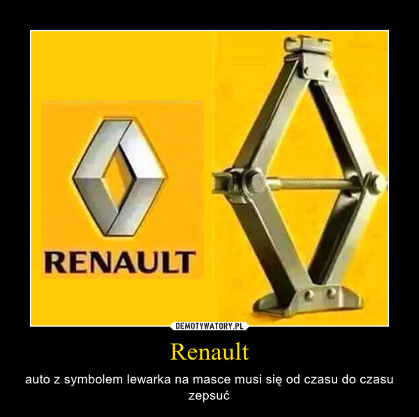 Renault – auto z symbolem lewarka na masce musi się od czasu do czasu zepsuć 