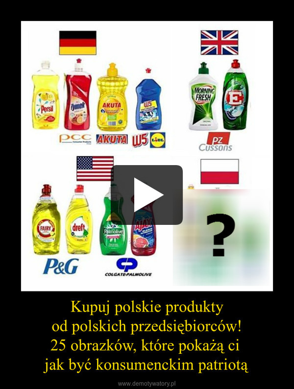 Kupuj polskie produkty
od polskich przedsiębiorców!
25 obrazków, które pokażą ci 
jak być konsumenckim patriotą
