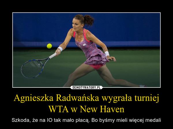Agnieszka Radwańska wygrała turniej WTA w New Haven