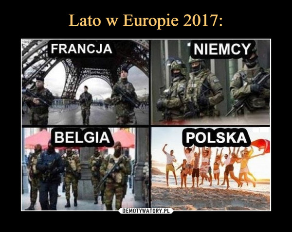 –  Francja Niemcy Belgia Polska