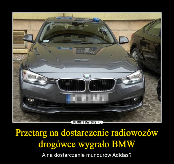 Przetarg na dostarczenie radiowozów drogówce wygrało BMW