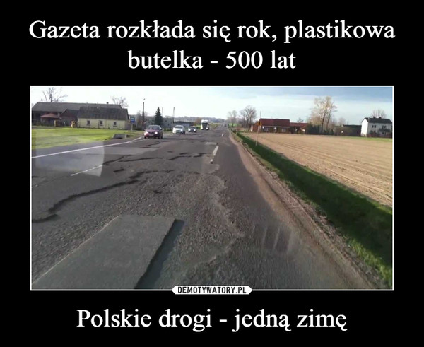 Polskie drogi - jedną zimę –  