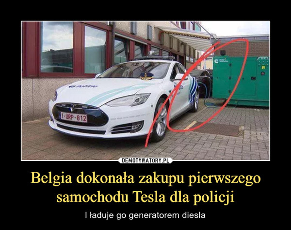 Belgia dokonała zakupu pierwszego samochodu Tesla dla policji