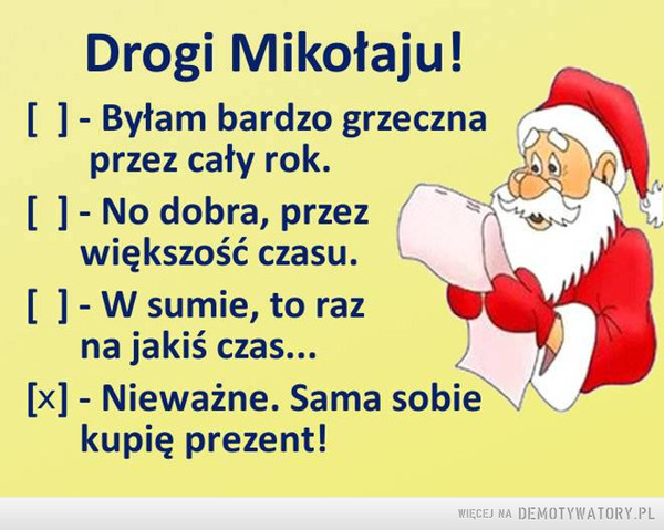 Drogi Mikołaju! –  