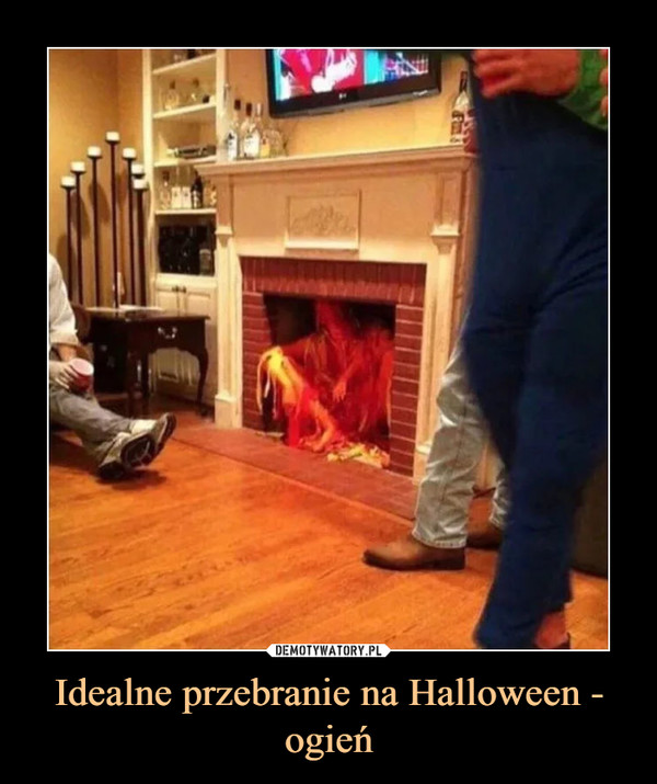 Idealne przebranie na Halloween - ogień –  