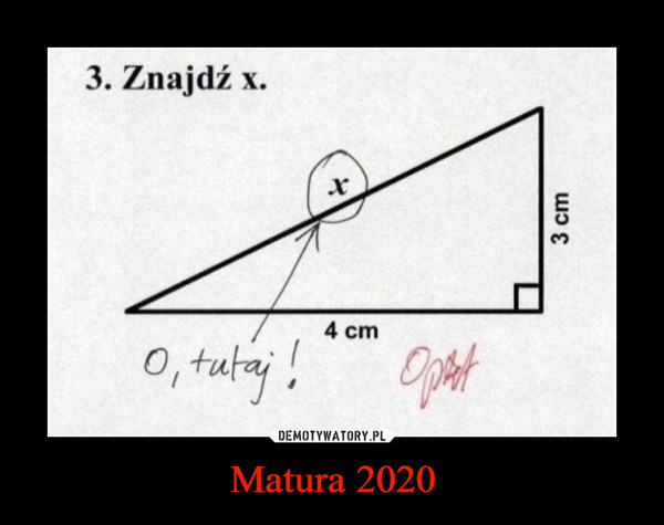Matura 2020 –  