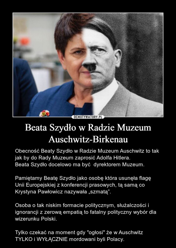 Beata Szydło w Radzie Muzeum Auschwitz-Birkenau