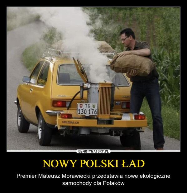 NOWY POLSKI ŁAD – Premier Mateusz Morawiecki przedstawia nowe ekologiczne samochody dla Polaków 