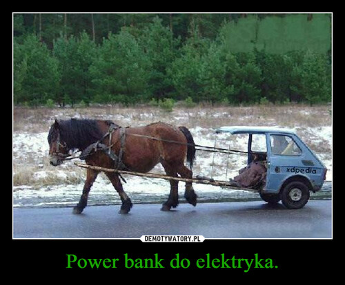 Power bank do elektryka.