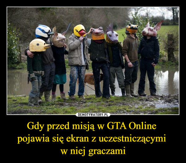 Gdy przed misją w GTA Online pojawia się ekran z uczestniczącymi w niej graczami –  
