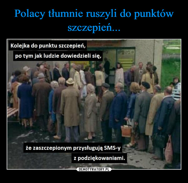 Polacy tłumnie ruszyli do punktów szczepień...