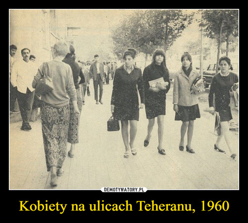 Kobiety na ulicach Teheranu, 1960