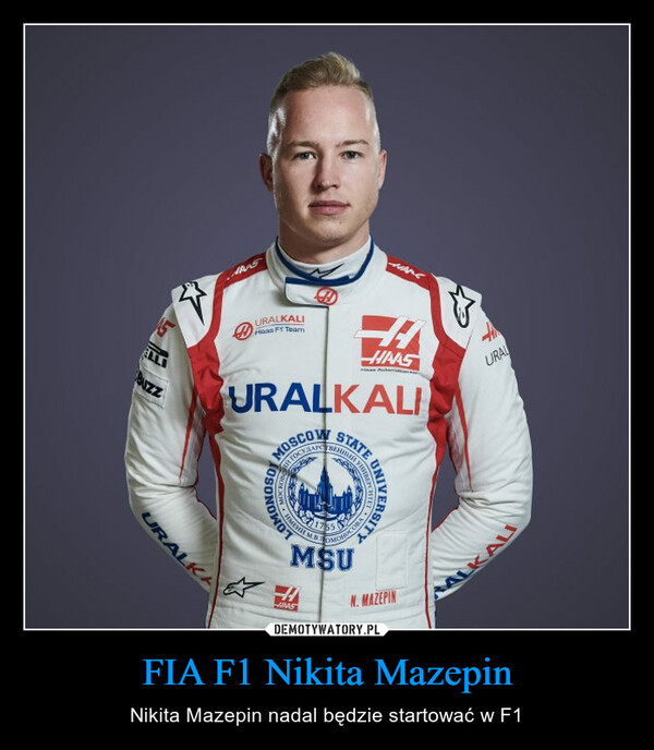 FIA F1 Nikita Mazepin – Nikita Mazepin nadal będzie startować w F1 