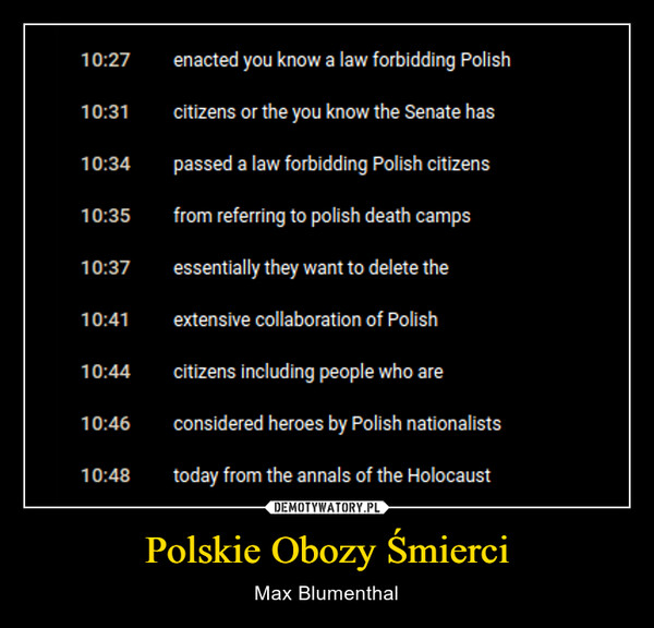 Polskie Obozy Śmierci