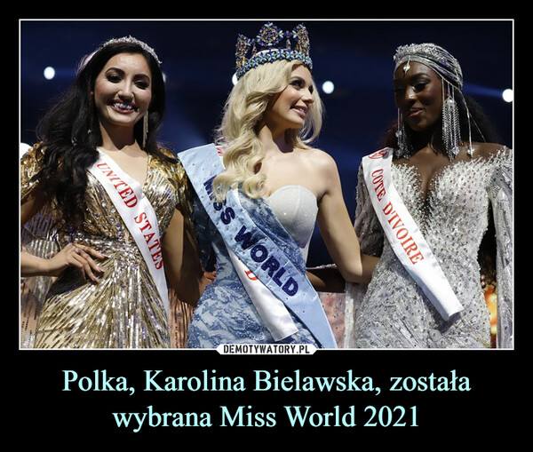 Polka, Karolina Bielawska, została wybrana Miss World 2021 –  