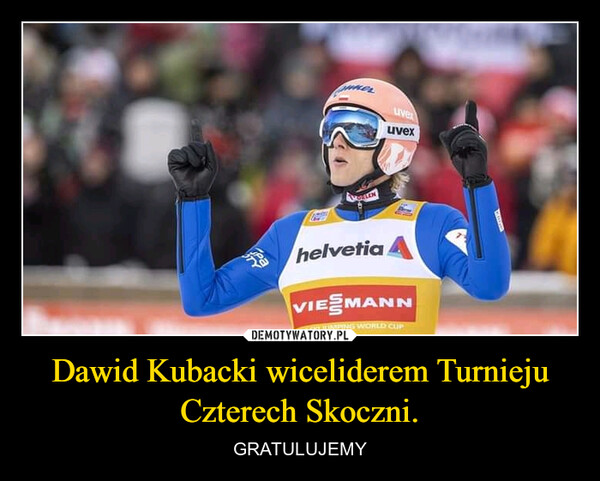 Dawid Kubacki wiceliderem Turnieju Czterech Skoczni. – GRATULUJEMY 