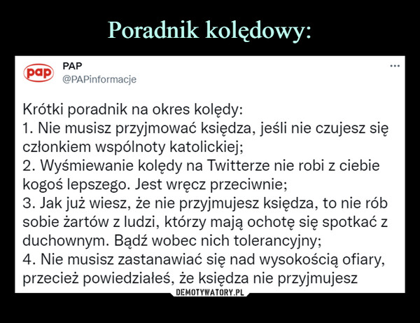 Poradnik kolędowy: