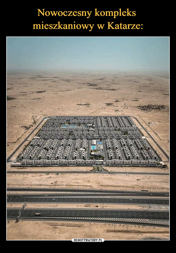Nowoczesny kompleks 
mieszkaniowy w Katarze: