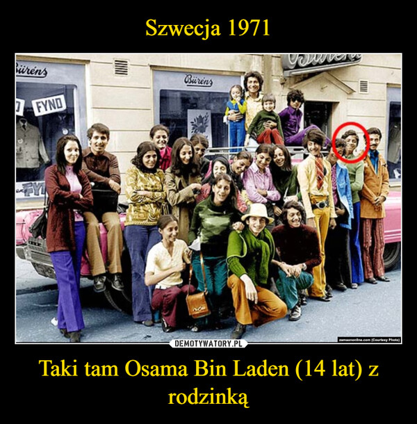 Taki tam Osama Bin Laden (14 lat) z rodzinką –  BürensBürensFYNDzamaanonline.com (Courtesy Photo)